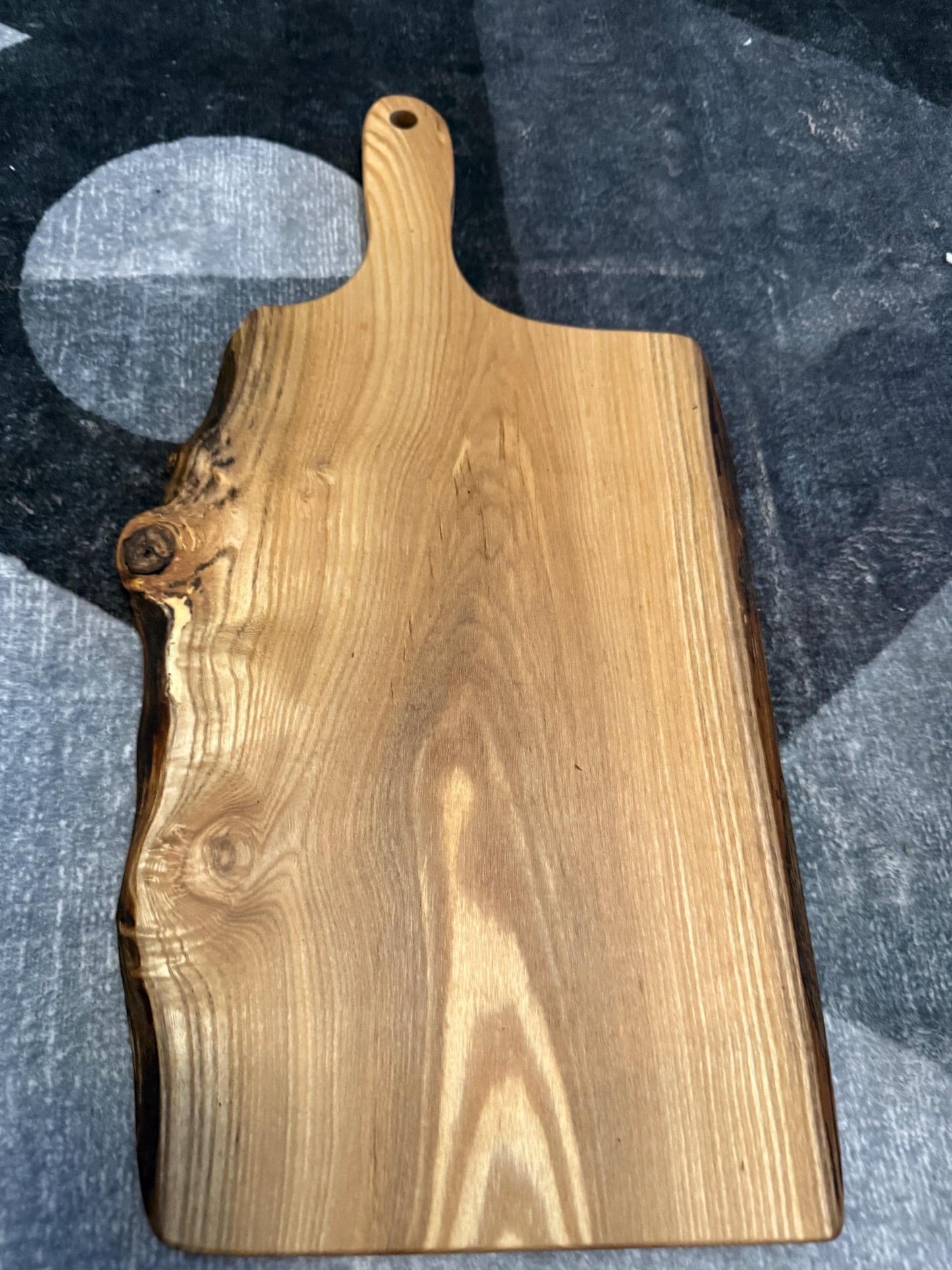 Custom Engraved Ash Wood Charcuterie Board: Personalized Serving Board