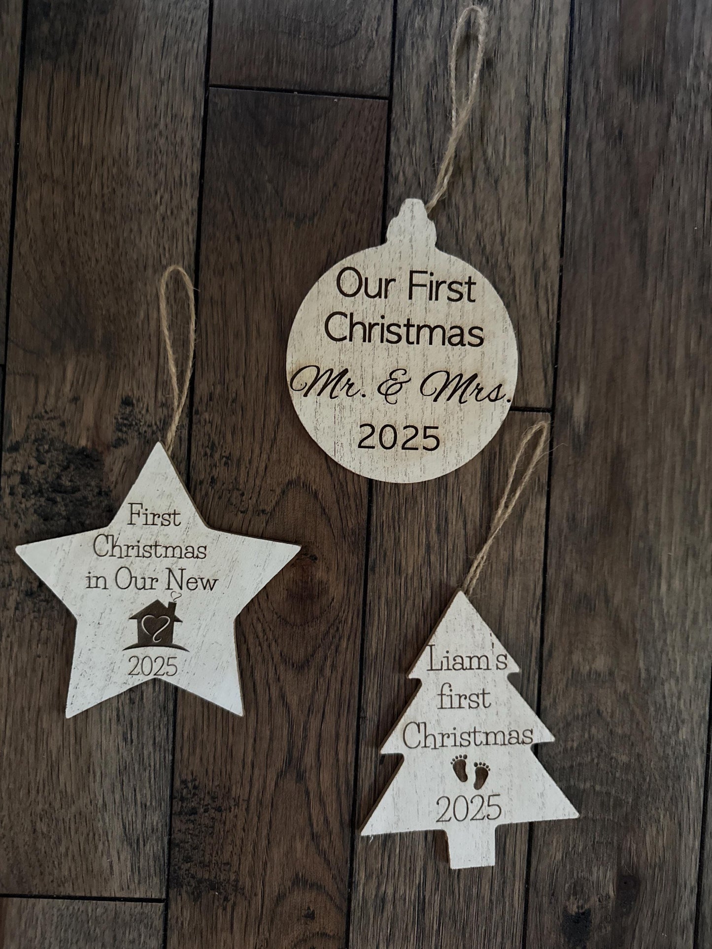 Personalized Christmas Ornament: Laser Engraved Keepsake