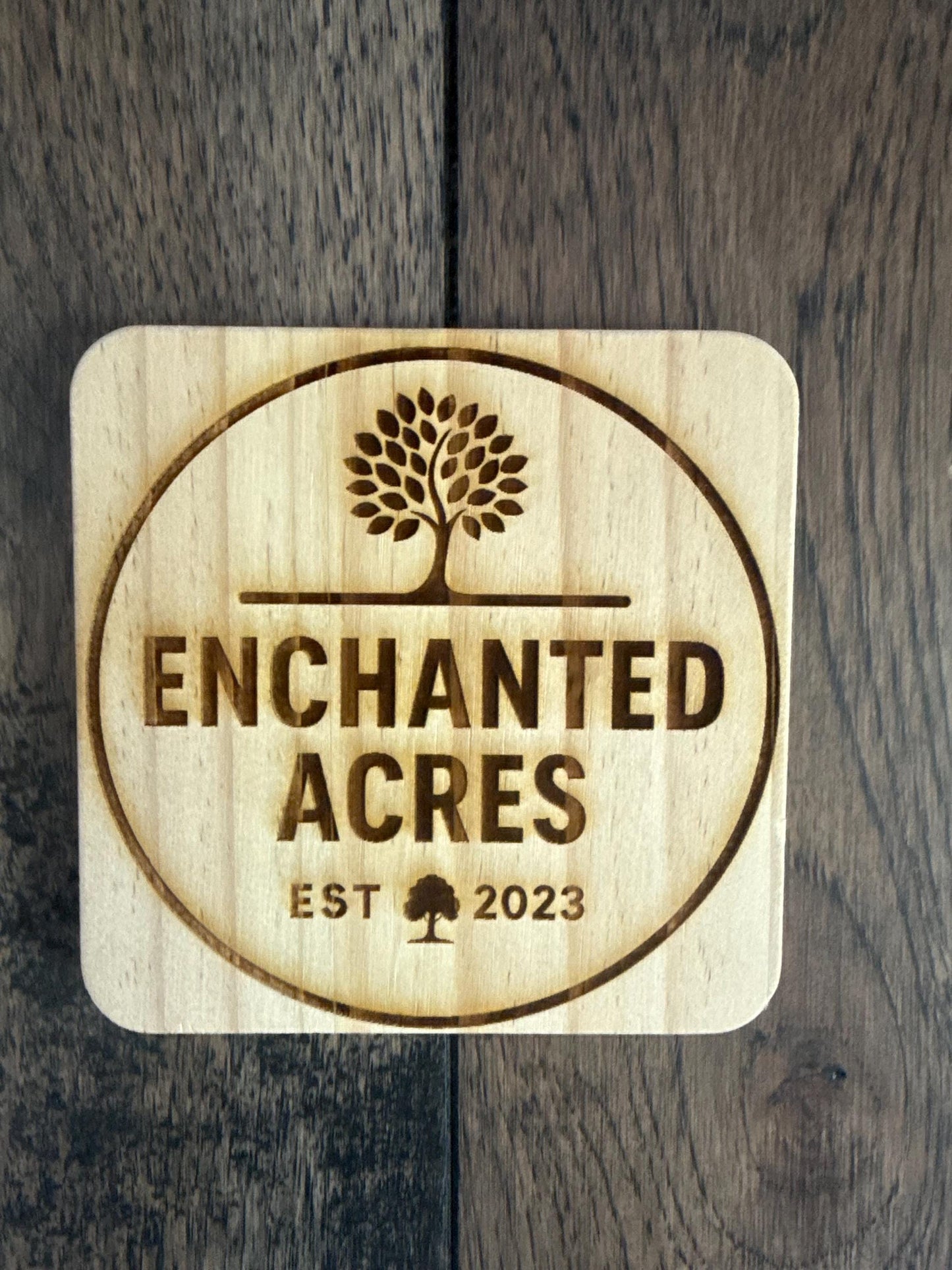 Custom Engraved Coaster Set / Personalized Drink Coasters / Wedding + Housewarming Gift / Bulk Coasters Available