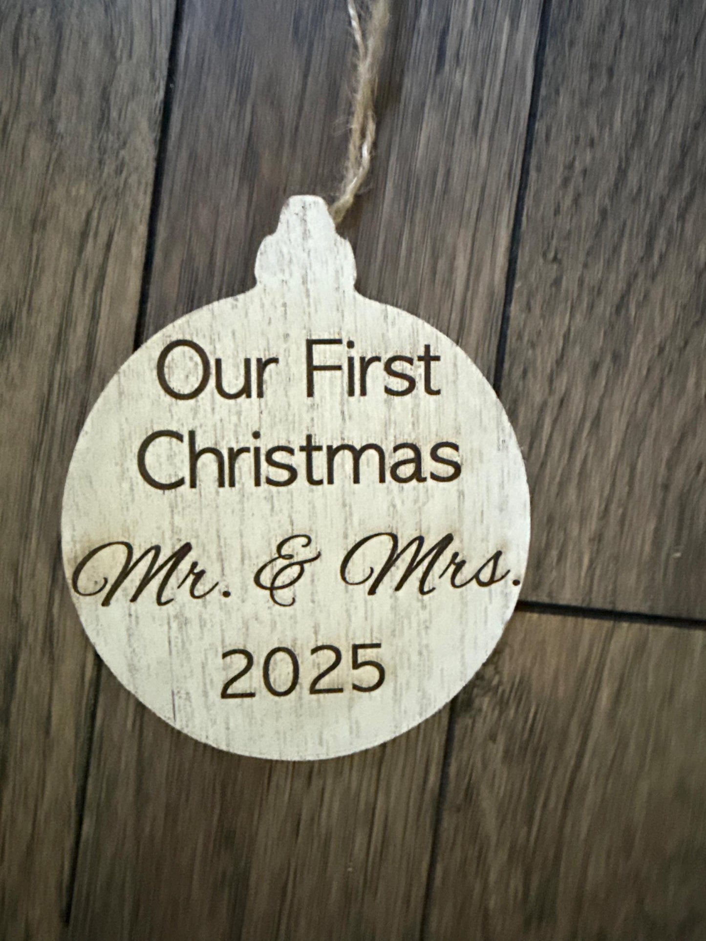 Personalized Christmas Ornament: Laser Engraved Keepsake
