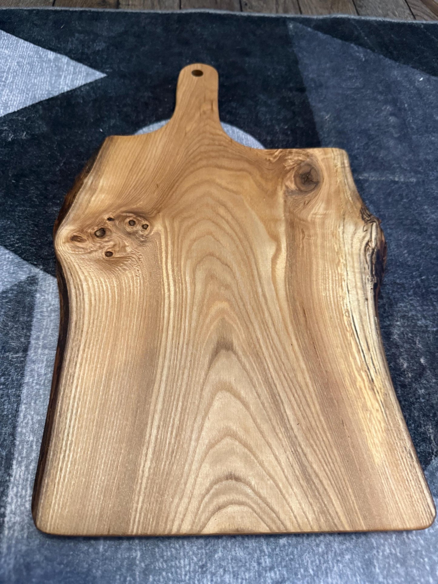 Custom Engraved Ash Wood Charcuterie Board: Personalized Serving Board