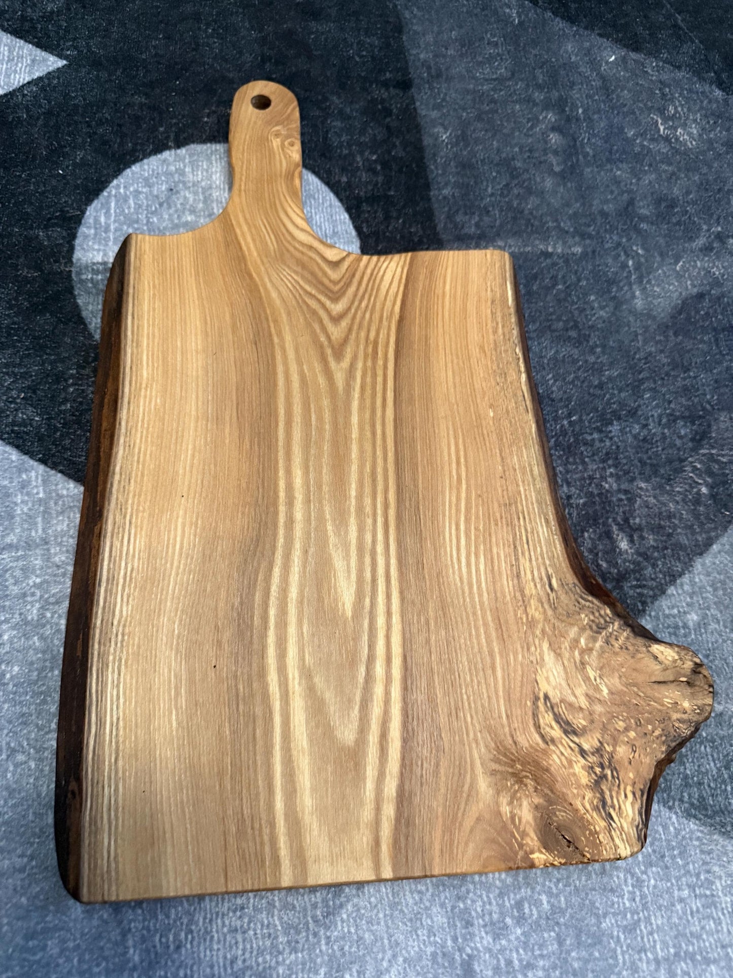 Custom Engraved Ash Wood Charcuterie Board: Personalized Serving Board