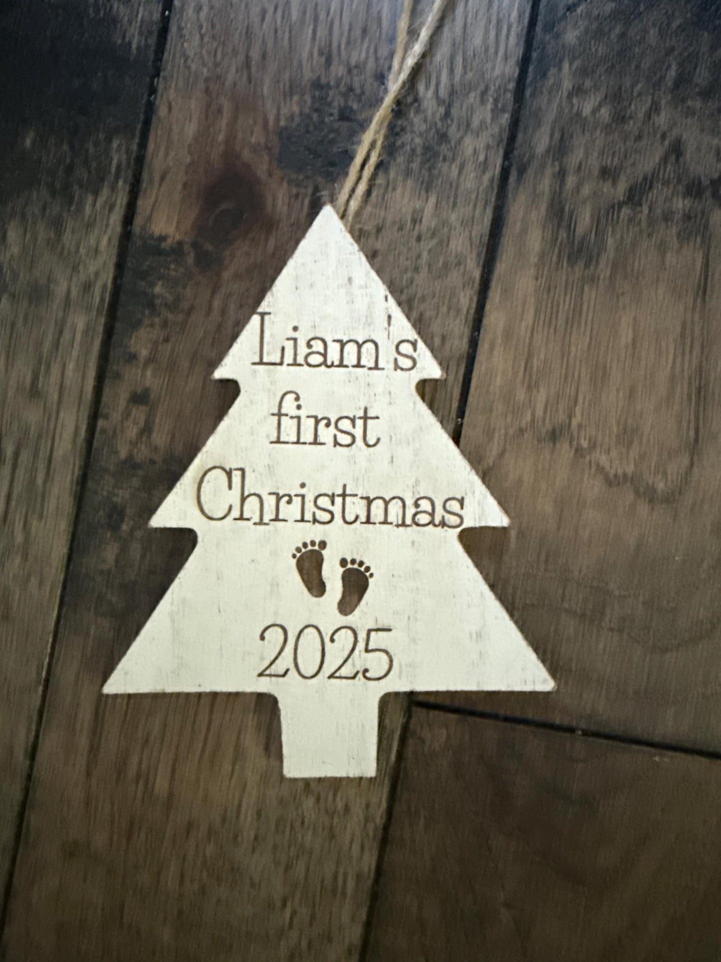 Personalized Christmas Ornament: Laser Engraved Keepsake