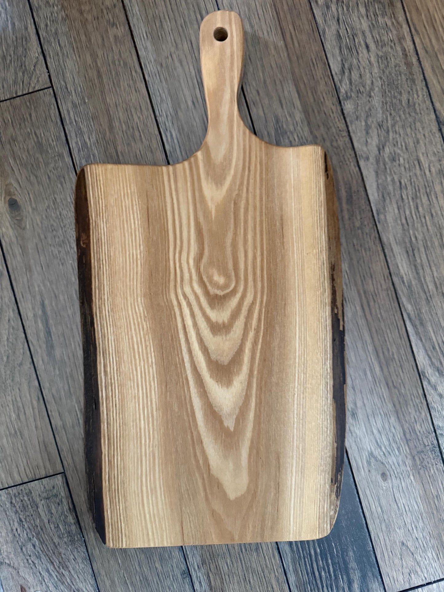 Custom Engraved Ash Wood Charcuterie Board: Personalized Serving Board