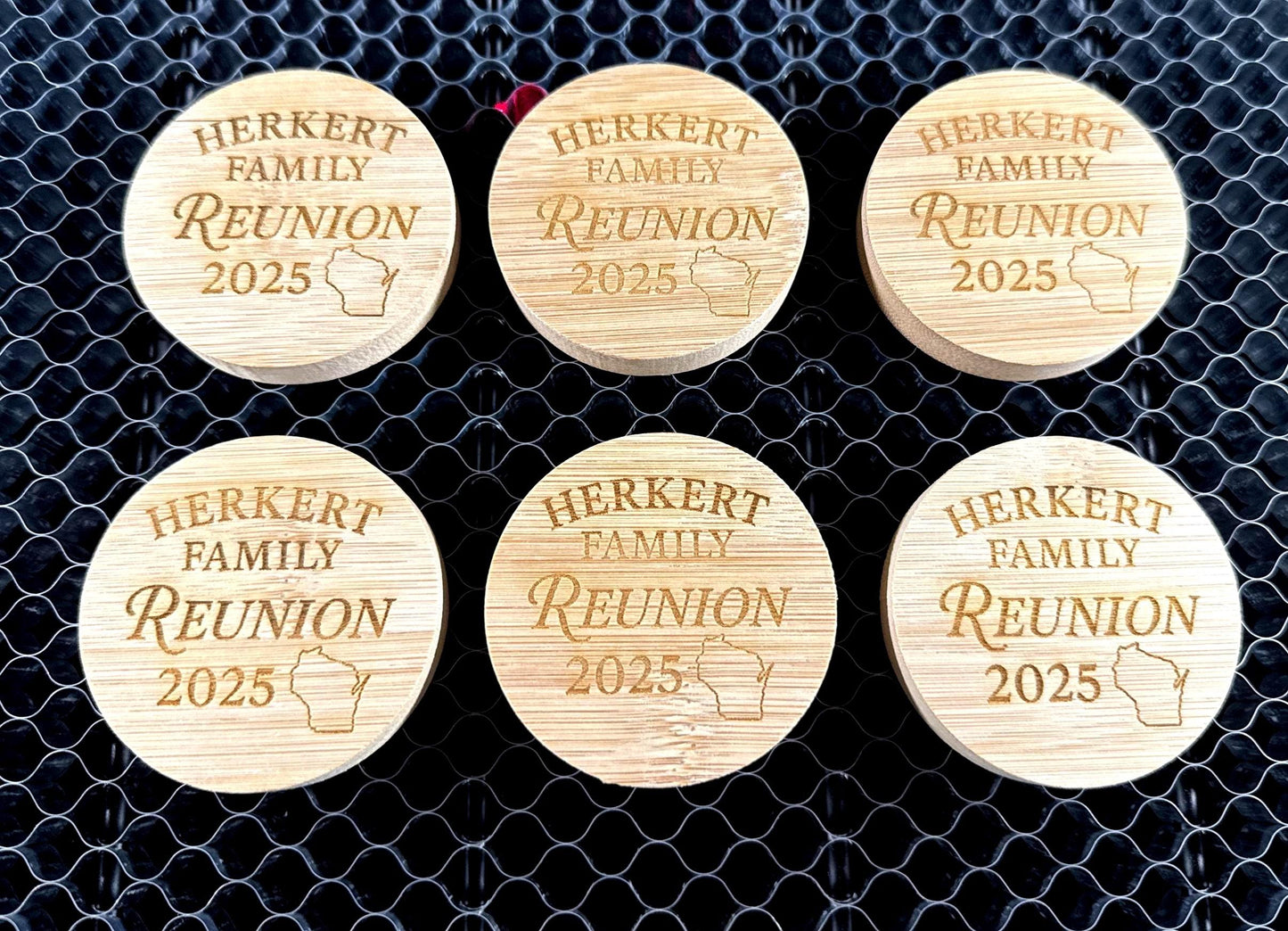 Custom Engraved Bamboo Magnetic Bottle Opener: Rustic Groomsmen Gift