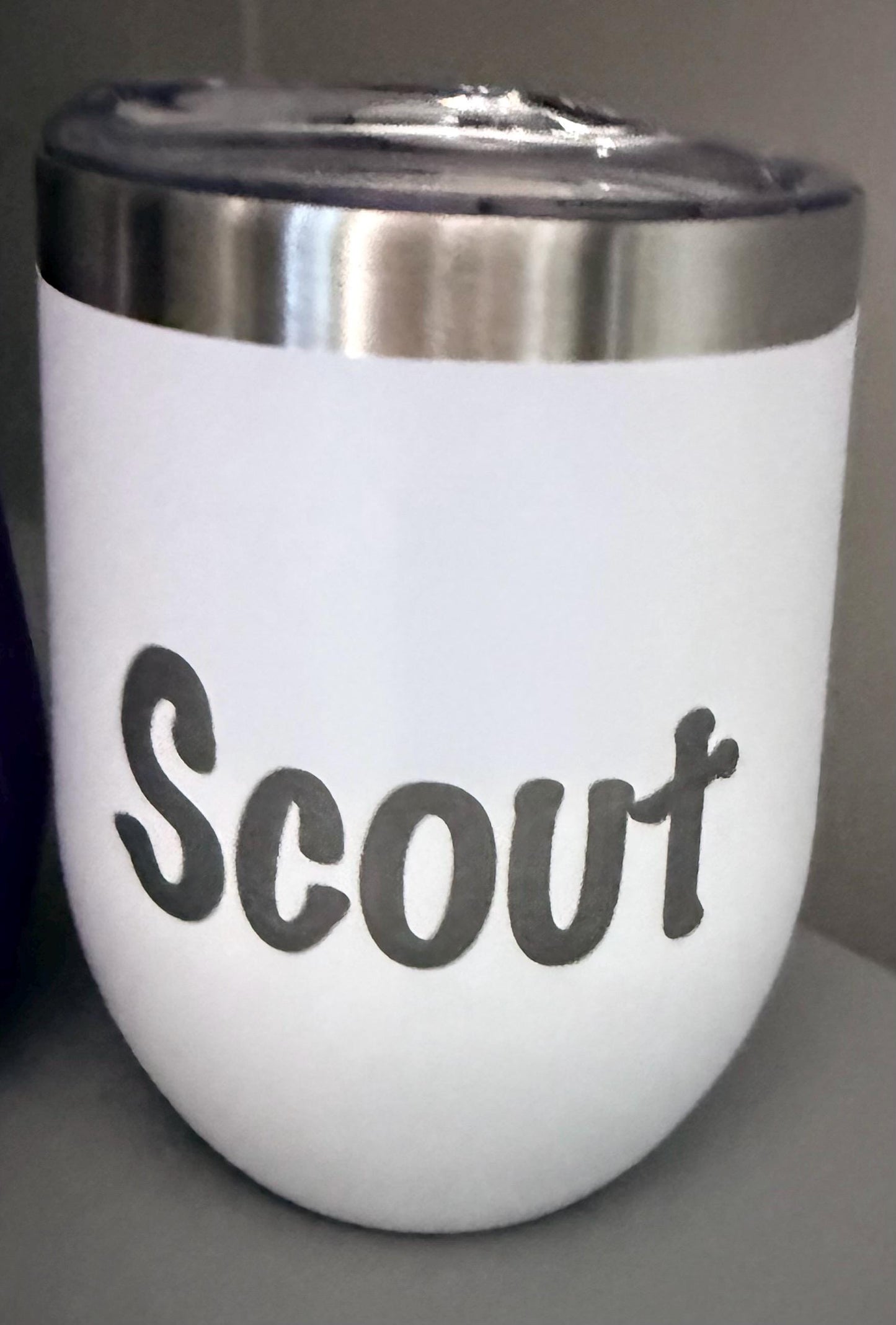 Custom Engraved Wine Tumbler – Personalized Stainless Steel Insulated Cup with Lid