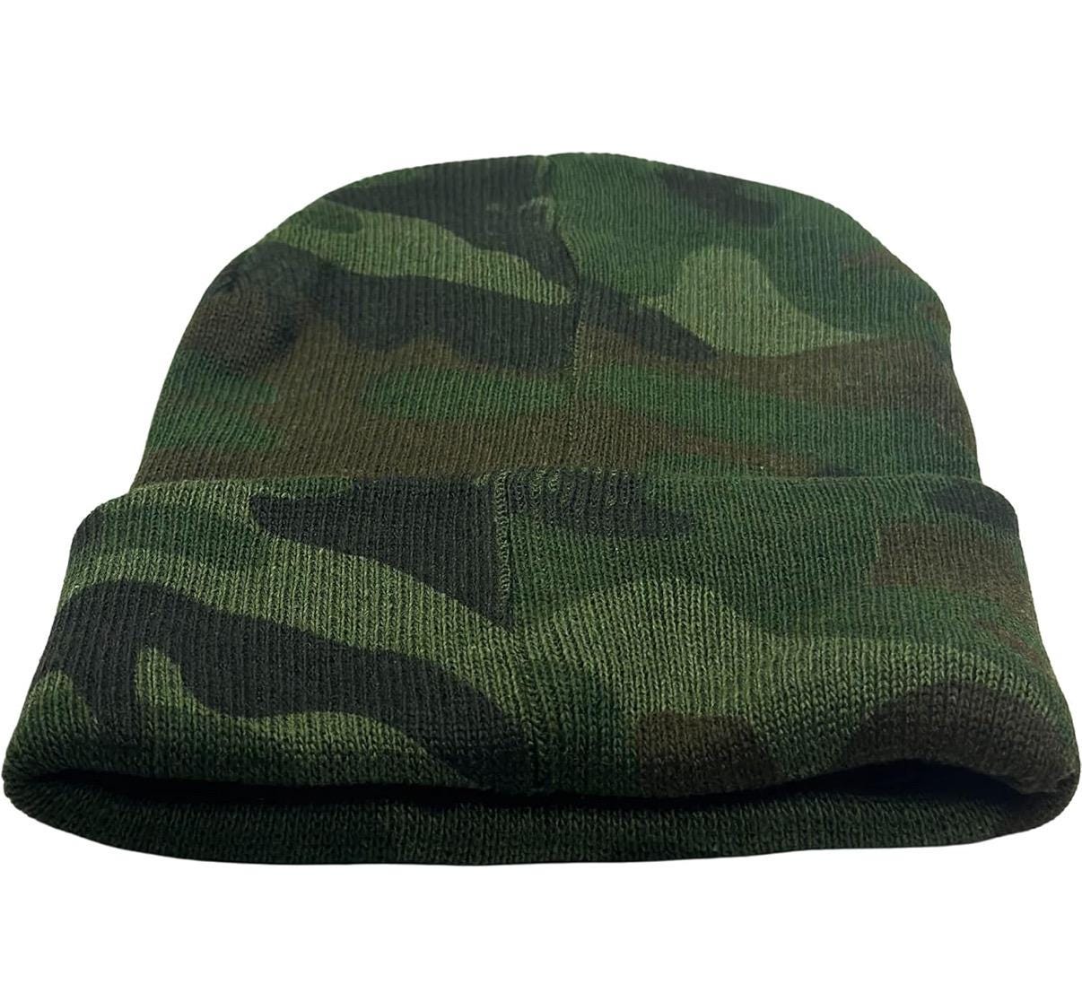 Custom Leather Patch Stocking Hat | Personalized Logo Beanie | Laser-Engraved Winter Hat | Bulk Orders Available